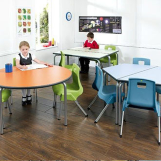 Shaped Classroom Tables