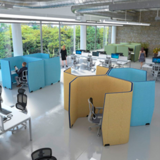 Acoustic Work Zones & Cubicals