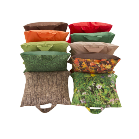 Spaces Grab and Go Cushions Seasons Set with FREE Storage Holdall - Pack of 10