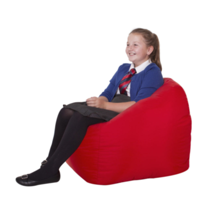 Classroom Student Back Supporting Red Bean Bag Chair