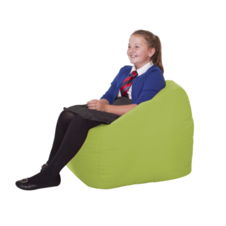 Classroom Student Back Supporting Lime Bean Bag Chair