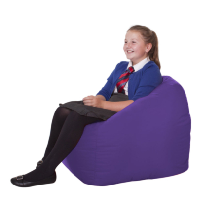 Classroom Student Back Supporting Purple Bean Bag Chair
