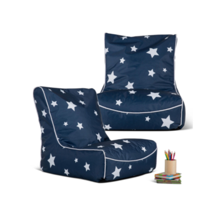 Children&#039;s Sensory Soft Seating Star Print UV Smile Chair (2 Pack)
