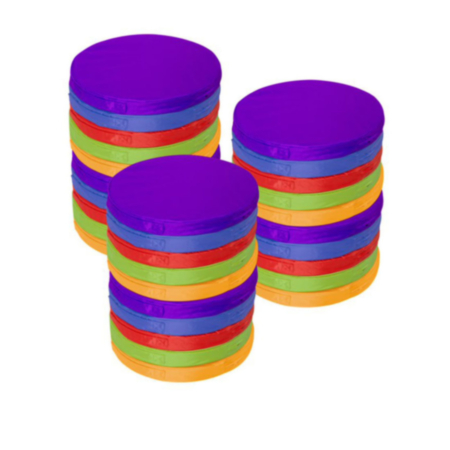 Early Years Indoor Outdoor Multi-Colour Carry Cushions - 30 Pack