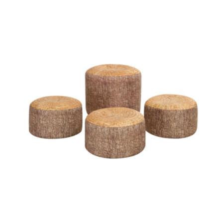 Early Years Tree Stump indoor Outdoor Soft Seats  (4 Pack, multipack)
