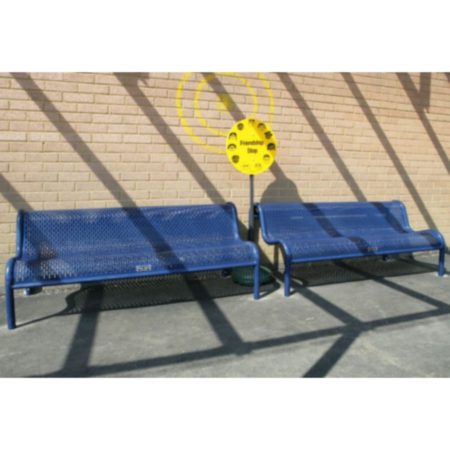 Primary School Metal Playground Bench