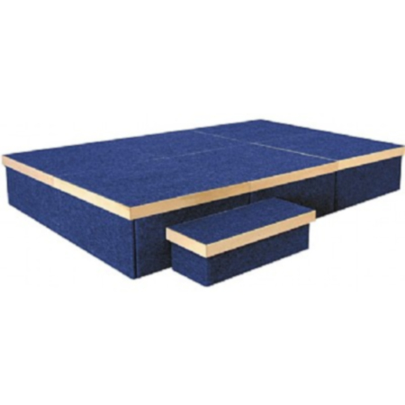 Savannah Lightweight Carpeted School Staging - Staging Set A