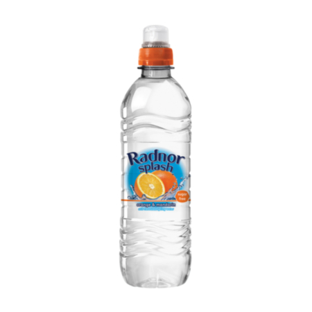 Radnor Splash Still Ornge Pass 500ml  Pack 24