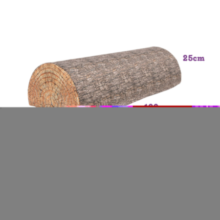 Children&#039;s Log Seat, Carry Cushions and Bark Mat Bundle