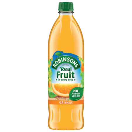 Robinsons Orange No Added Sugar 1Ltr  Pack 12