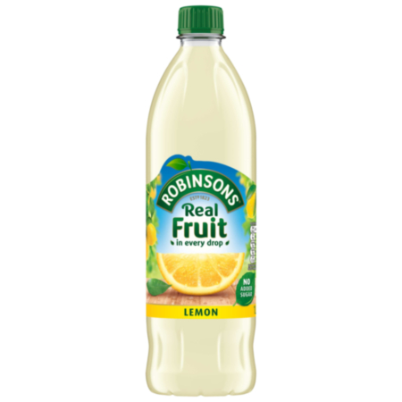 Robinsons Lemon  No Added Sugar 1Ltr  Pack 12