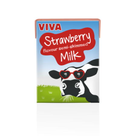 Viva Milk - Pack 27 X 200ml - Strawberry