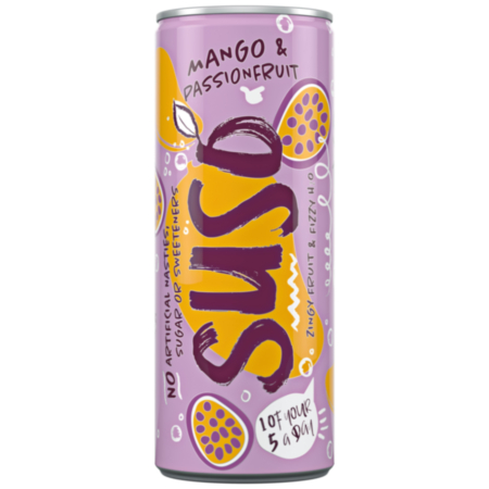Suso Mango And Passion Fruit 250ml  Pack 24