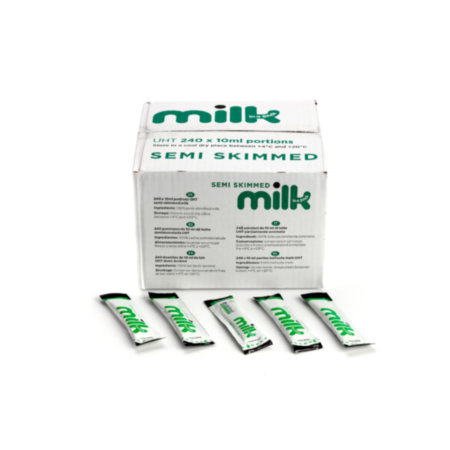 Uht Semi Skimmed Milk Sticks 10ml  Pack 240