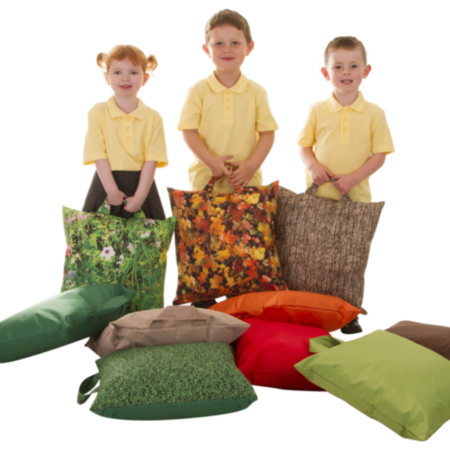 Spaces Grab and Go Cushions Seasons Set with FREE Storage Holdall - Pack of 10