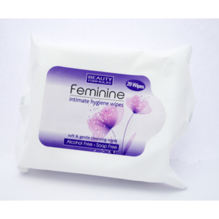Beauty Formulas Feminine Hyg Wipes  Pack 20