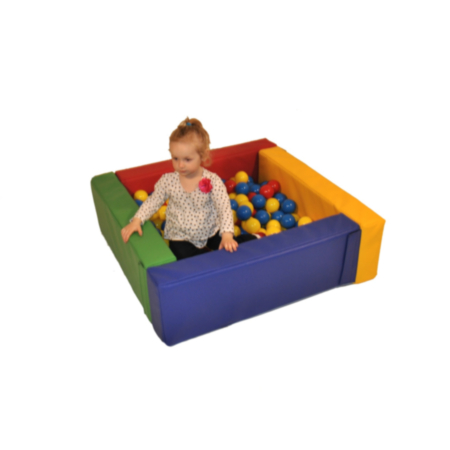 Early Years Soft Play Small Square Ball Pool - Excludes Balls