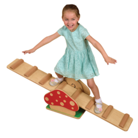 Early Years Active Play Indoor Plywood Balance Footbridge 