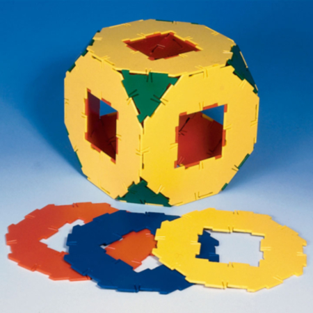 Polydron 10 Octagons with Cut-Out