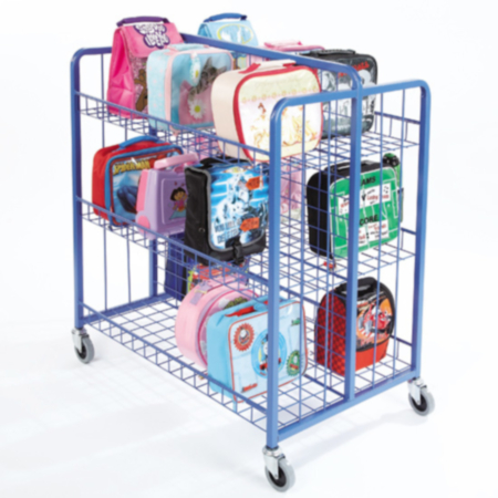 Double Sided Maxi Sturdy Lunch Box Trolley