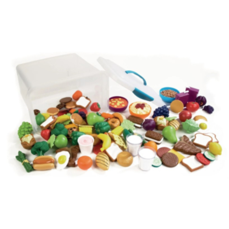 100 Piece Classroom Play Food