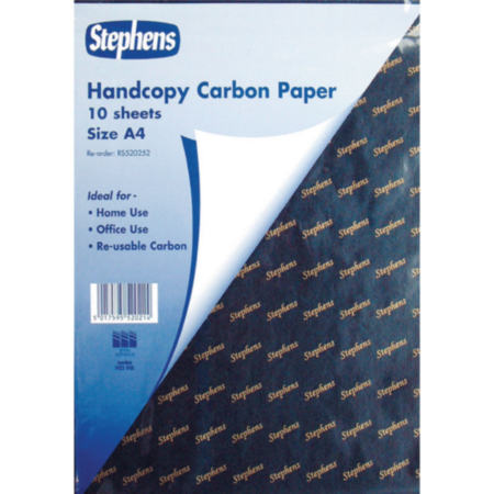 A4 Carbon Paper Black Pack 100