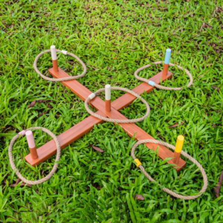 Outdoor Rope Floor Toss Game