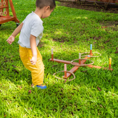 Outdoor Rope Floor Toss Game