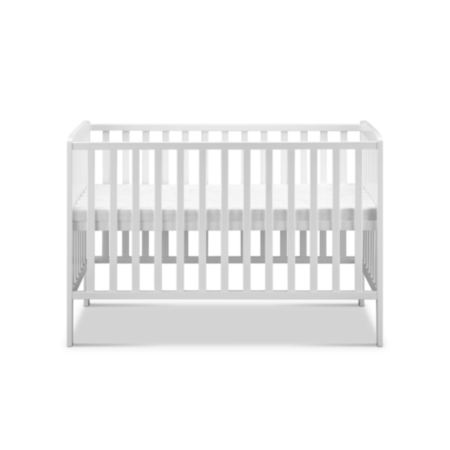 Children&#039;s Classic Wooden White Cot