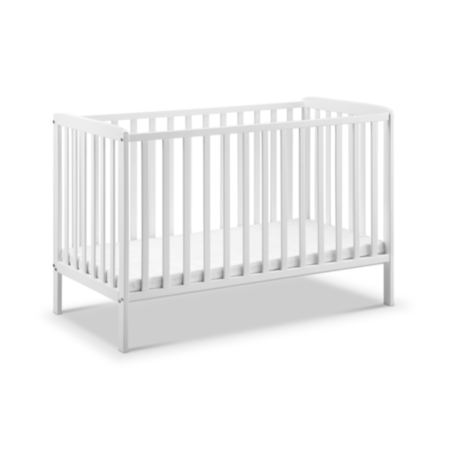 Children&#039;s Classic Wooden White Cot