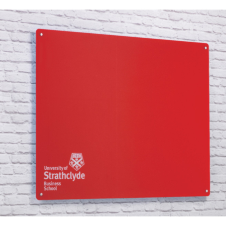 Magnetic Wall Mounted Glass Writing Board - Customised 