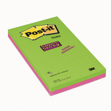 Post-It Super Sticky 125X200Pack 4