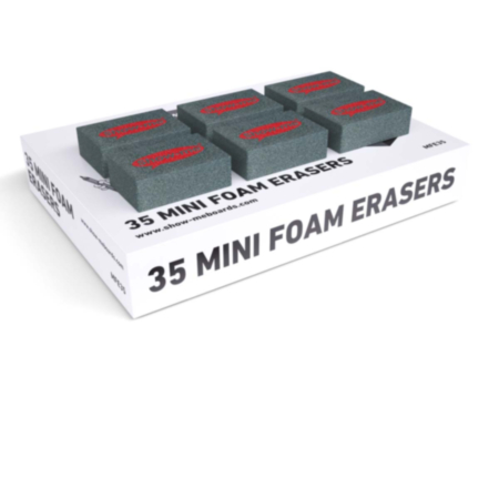 Show-me Mini Foam Eraser Grey Pk 35