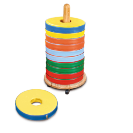 Donut Multi Seat Trolley Including 12 Bi Coloured Floor Cushions Set