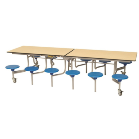 Spaceright 12 Seat Rectangular Mobile Folding Dining Table