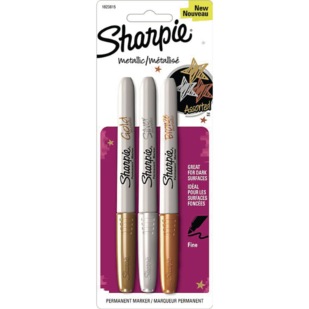 Sharpie MetallicPerm Marker Pack 3