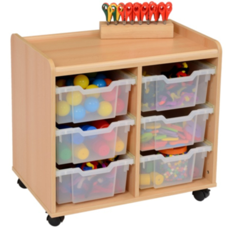 Windwood Double Bay 6 Deep Tray Storage Unit