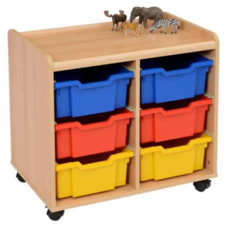 Windwood Double Bay 6 Deep Tray Storage Unit