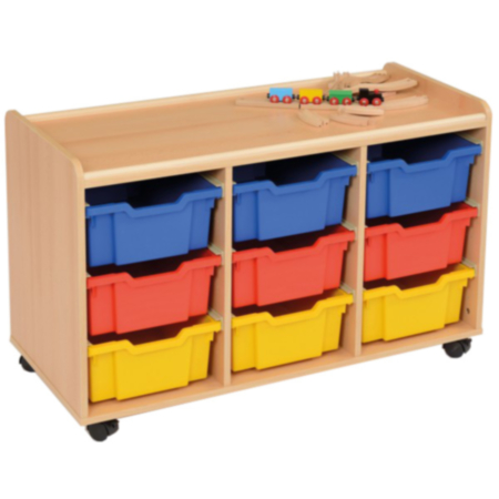 Windwood Triple Bay 9 Deep Tray Storage Unit