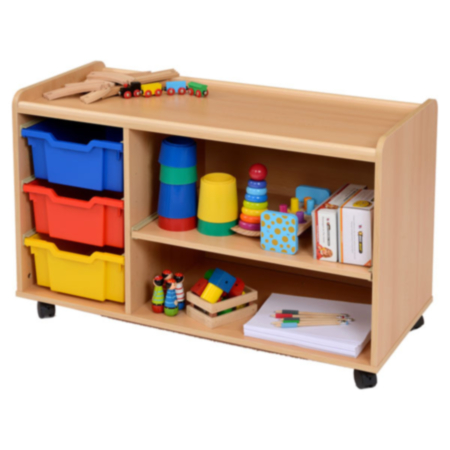 Windwood 3 Deep Tray Unit with Shelf