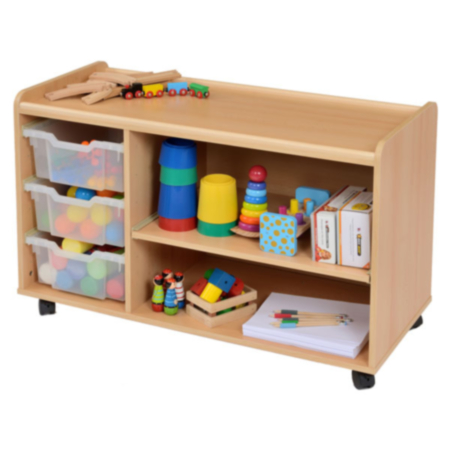 Windwood 3 Deep Tray Unit with Shelf
