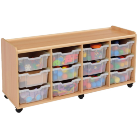 Windwood Quad Bay 12 Deep Tray Storage Unit