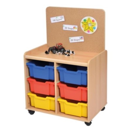 Windwood 6 Deep Tray Unit with Cork Panel