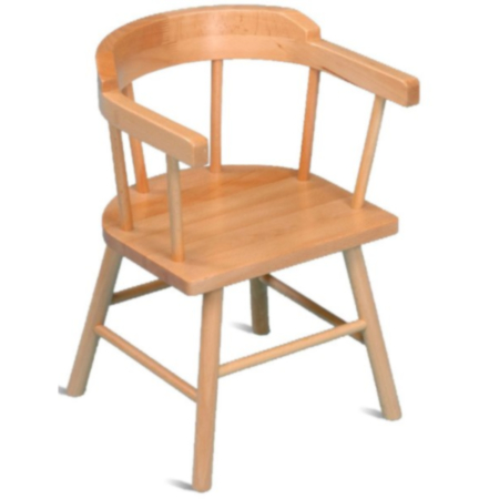 Forest Children&#039;s Captain&#039;s Chair - Solid Beech - Pack of 2