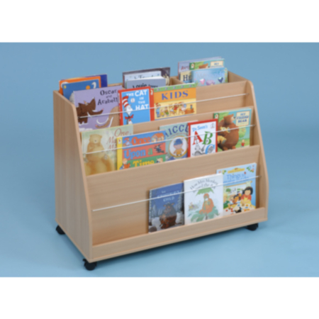 Double Sided Mobile Bookcase