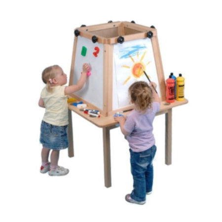 Early Years Four Sided Art Table Easel