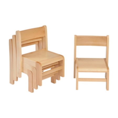 Forest Nursery Solid Beech Chairs - Set of 4