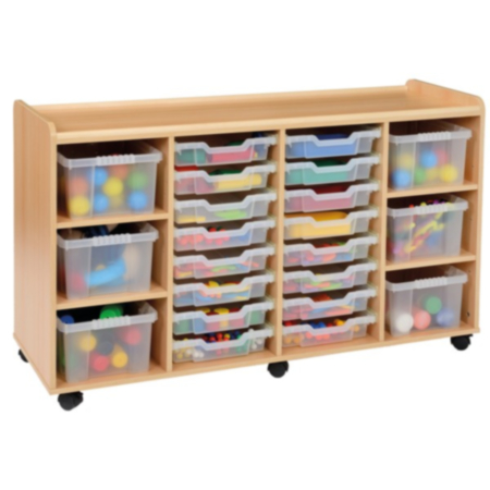 Woodland 6 Deep/16 Shallow Multi Tray Storage Unit