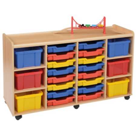 Woodland 6 Deep/16 Shallow Multi Tray Storage Unit
