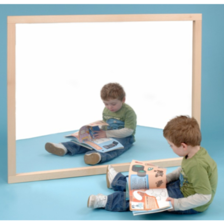 Children&#039;s Nursery Mirror with Handrail 